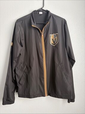 Black and Gold Lightweight Jacket